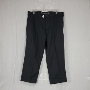 Dockers D3 Broken In Comfort Cargo pocket Classic Fit  Black Pants Size 40x27